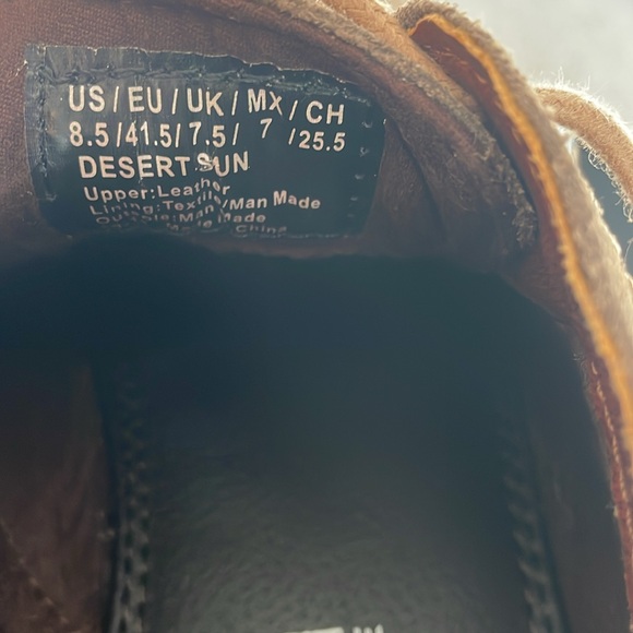 NWT KENNETH COLE REACTION Desert Sun, Ankle High Boots, Size 8.5 Men - Picture 10 of 10